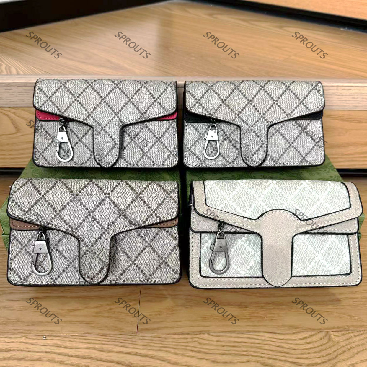 designer womens shoulder bag luxury chain shoulder bag classic printed high quality leather mini handbag crossbody bag underarm wallet fashion bag 16.5cm