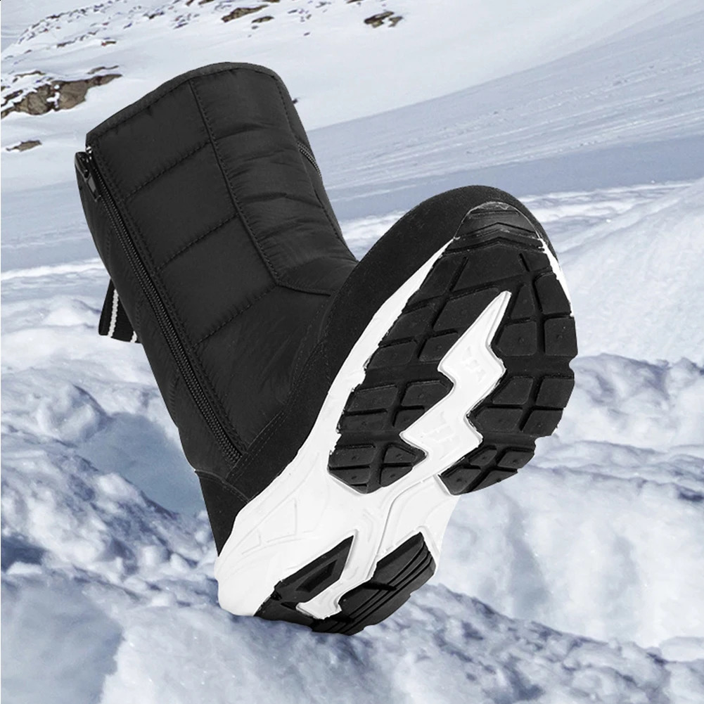 Intelligent Charging Electric Heating Shoes Comfortable Ski Boots 75D Waterproof Electric Heated Shoes Replaceable for Men Women 240914