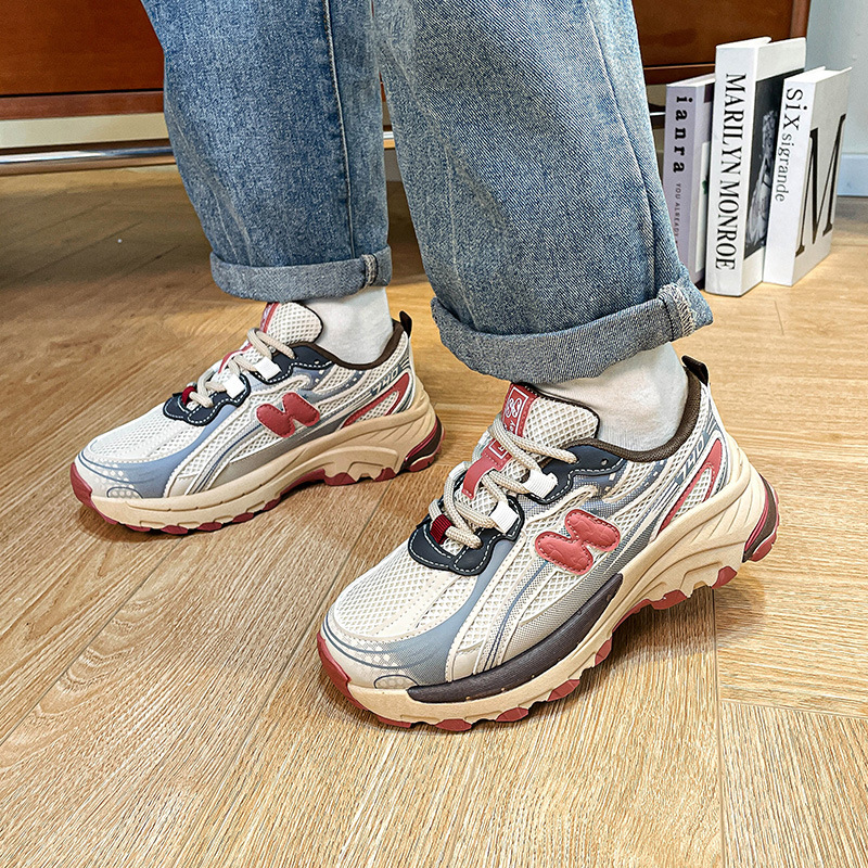 Running for women Black Beige Pink Breathable Lightweight fashion trainers outdoor Sports Shoes tennis shoes