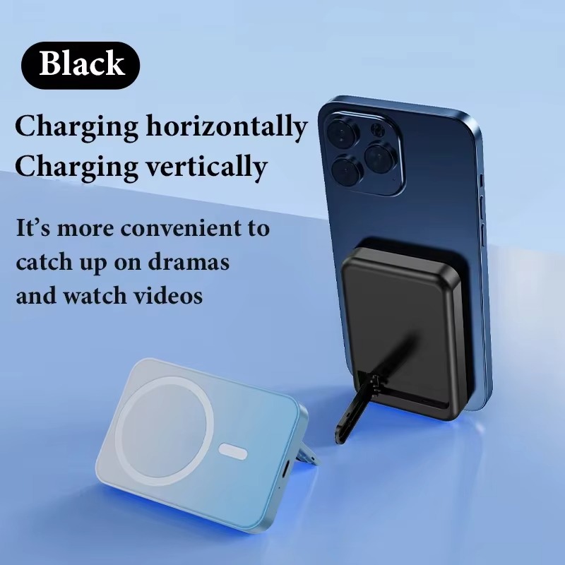 Magnetic Power Bank 10000mAh Mini Magnetic Wireless Fast Charge Auto-wake For iPhone 15 14 13 12 Pro Max Magnetic Powerbank Portable Charger External 