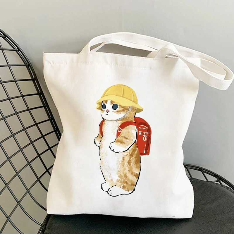 Shoulder Bags for Girls FAshion Shopper Bag KAWaii Cute Animal Bags Shopping Bag Canvas Bags Tote Bag Handbags Casual Girl Z250224
