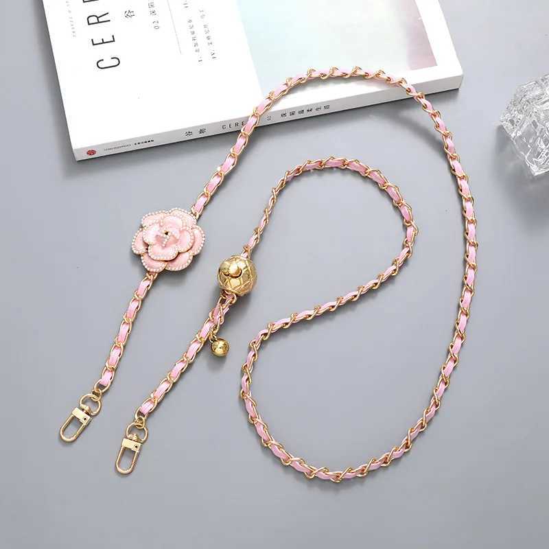 Belts Camellia Cross Body Phone Chain J240913