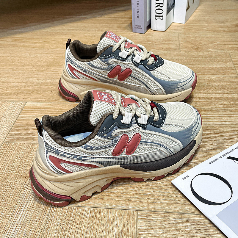 Running for women Black Beige Pink Breathable Lightweight fashion trainers outdoor Sports Shoes tennis shoes