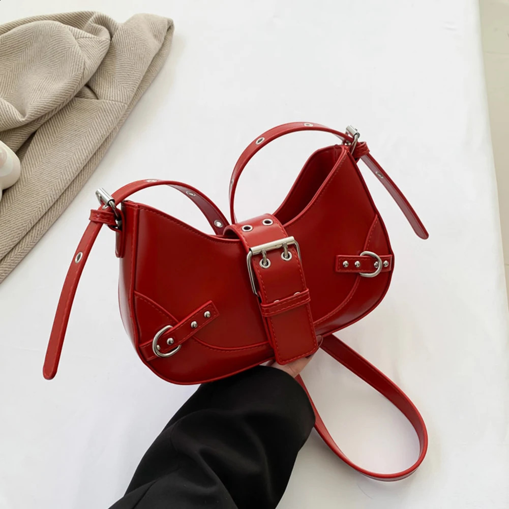 Womens Bag Highend Single Shoulder Gothic Style Fashion Ladies Y2K Underarm Handbag 240914