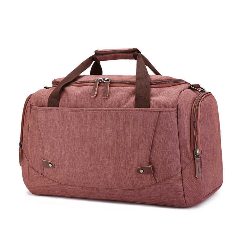 large capacity travel bag anti splash material men women solid color luggage bag travel bag 240915