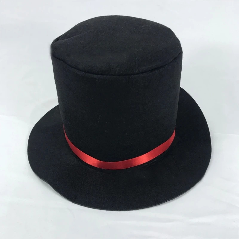 Magician Top Hat Black Performed Carnival Nightclub Bowler Jazz Stage 240906