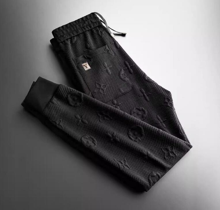 designer mens pants luxury outdoor sweatpants joggers letter Clothing Jacquard trousers Double letters Casual Cargo pant