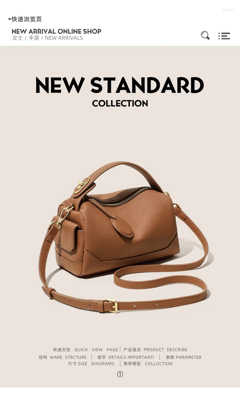 2025 NEW Totes Bag Ladies Crossbody Women's Shoulder Leather Large Capacity Commuter Tote Pillow Bags fashionable zhanyishengli
