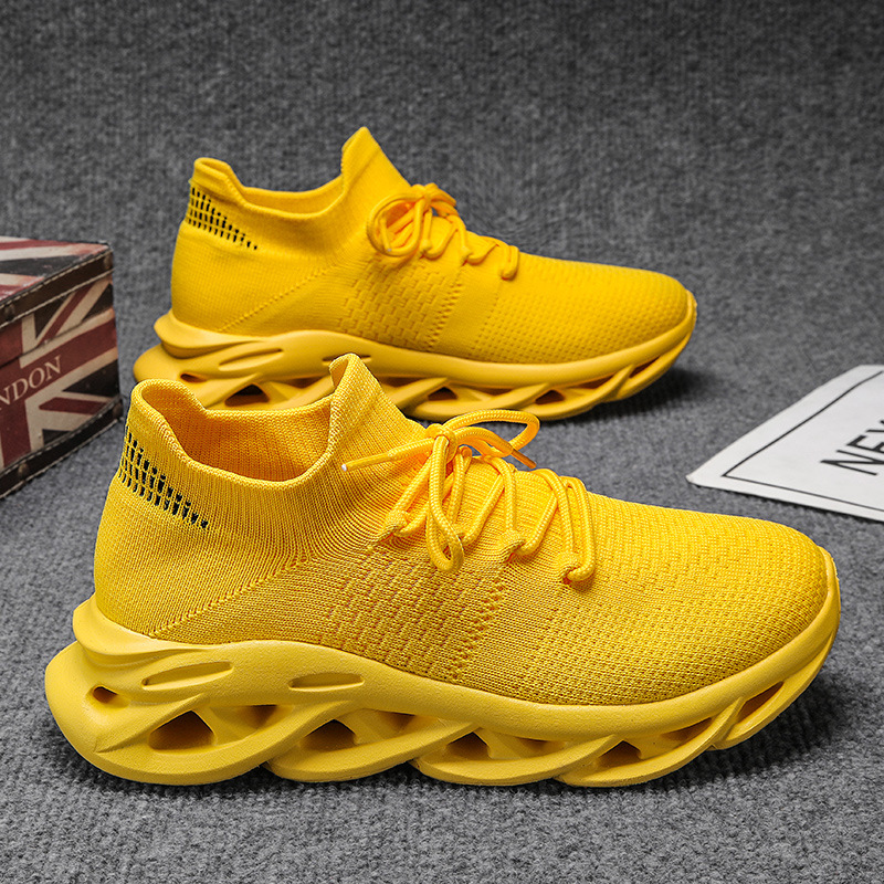 Breathable Fly Woven Men's Sports Fashion Sneakers bbf1