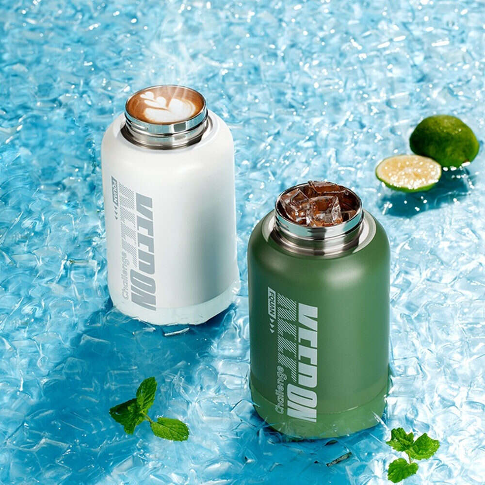 1.1L Sports Water Stainless Steel Large Capacity Double Wall Vacuum Insulated Thermos Bottle Keep Cold/Hot Thermal Out