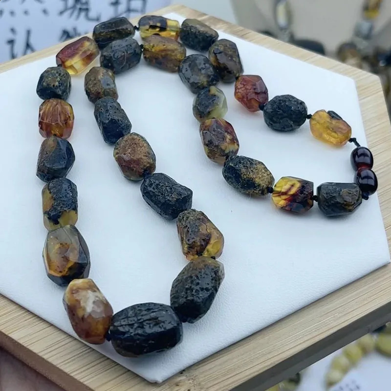 Baltic Amber Necklace for Women 50cm Fashion Adult Original Handmade Gemstone Beads Gorgeous Treatment Jewelry Supplier 240914