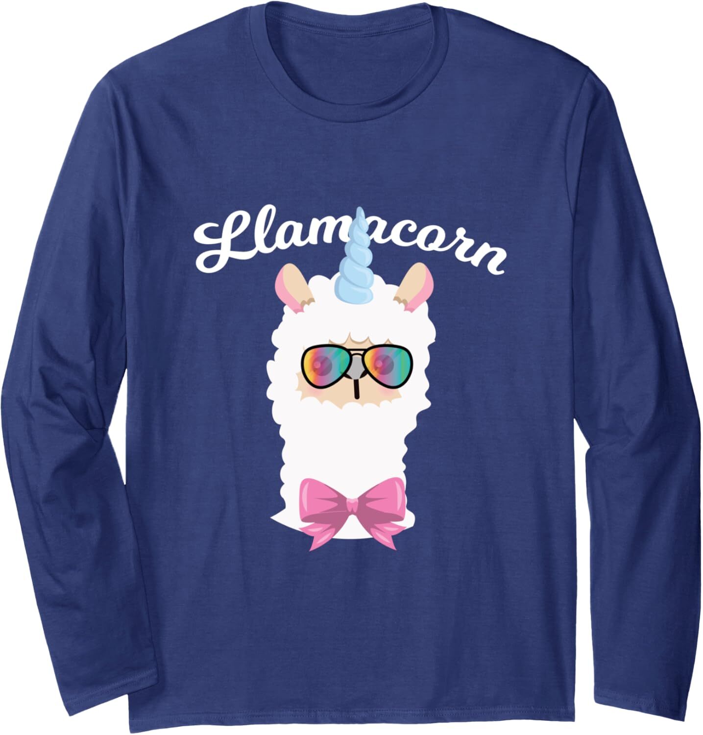 Long Sleeve Shirts for Men sweatshirt Llamacorn Animal Lover Funny Llama Unicorn Gift Long Sleeve Tee Streetwear Casual tops clothes