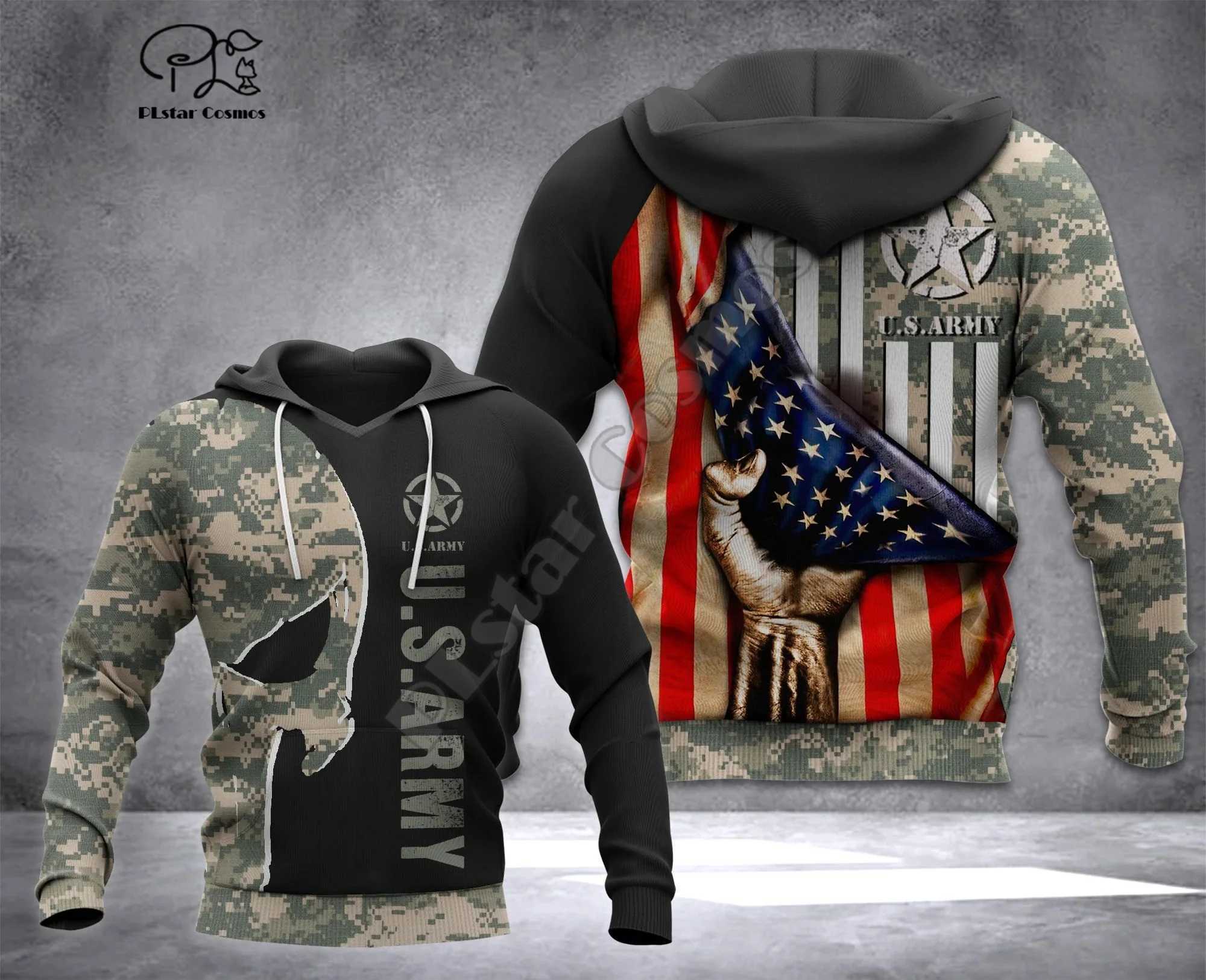 Tactical hoodie Newest USA Poland Australia British Military Army Soldier Veteran Camo Pullover 3DPrint Men/Women Streetwear Jacket Hoodies A1 M240918