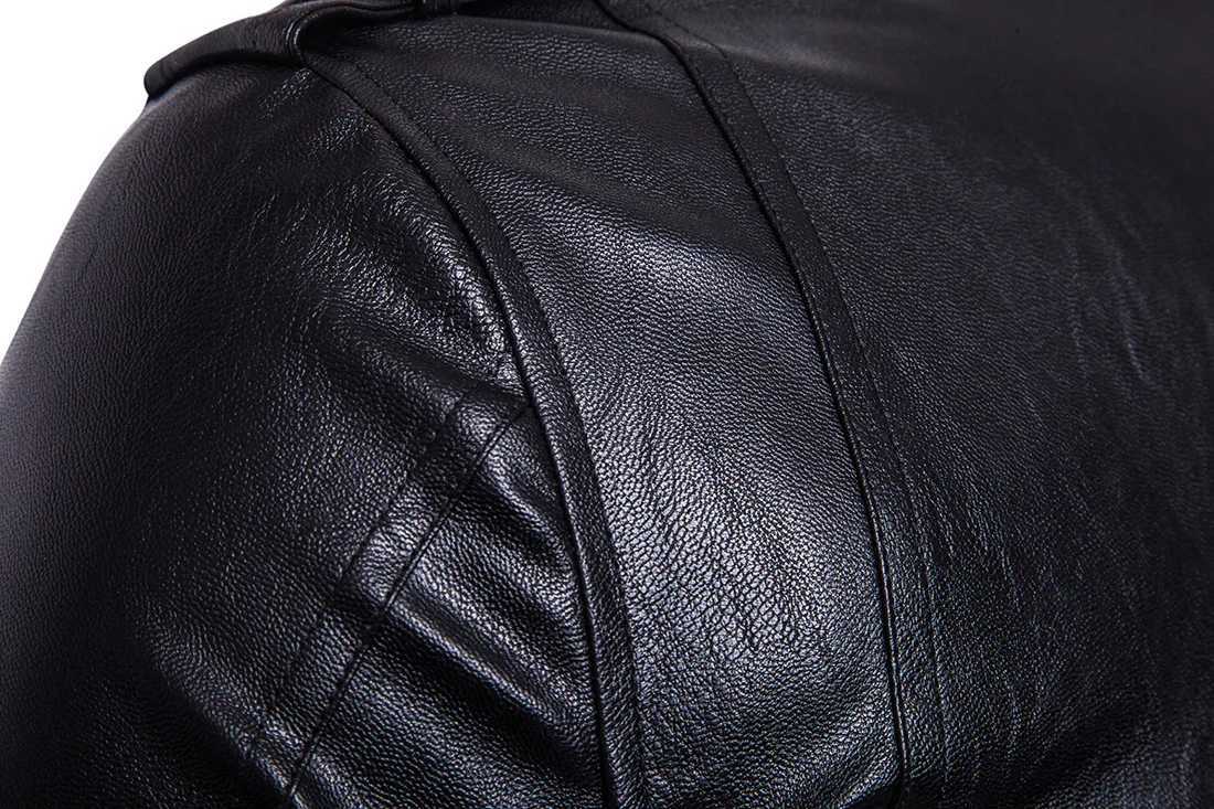 Mens PU leather jacket motorcycle leather fashionable leather jacket ultra-thin suitable for outerwear PU jacket mens windproof motorcycle jacket W240