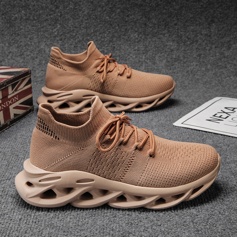 Breathable Fly Woven Men's Sports Fashion Sneakers bbf1