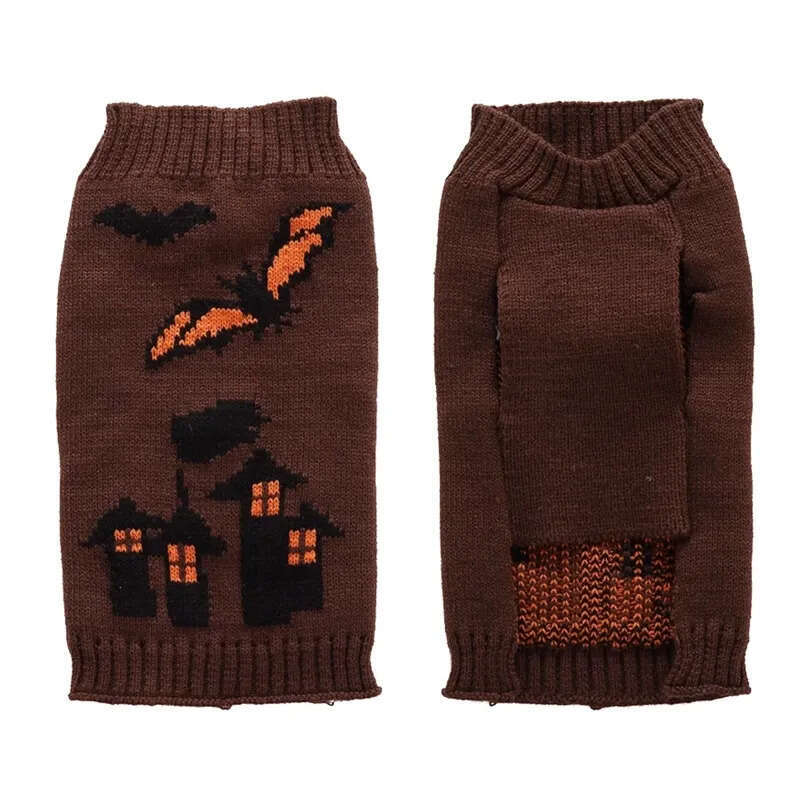 Halloween Small Winter Dog Sweaters Large Costume Puppy Supplies Sweater Skulls Clothes Pet Coat Jacket Xxsxxl New
