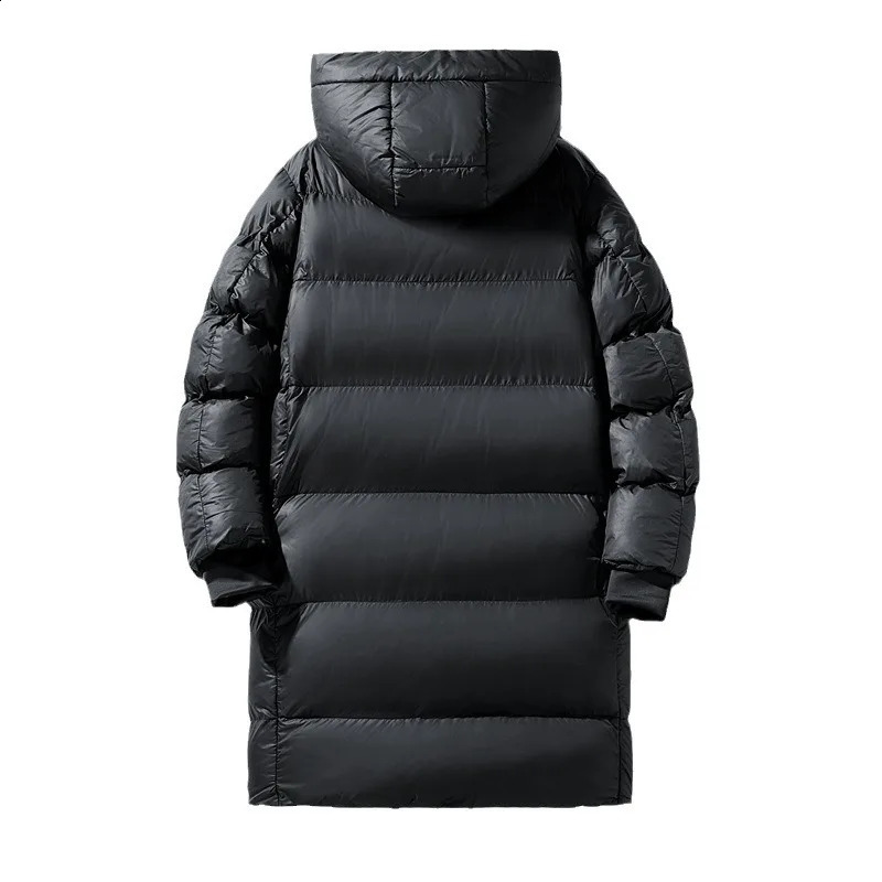 Hood Waterproof Parkas Men Warm Winter Long Casual Thick Warm Jacket Coat Men Outwear Fashion Pockets Parka Jacket 240913