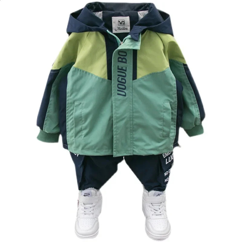 Boys Clothes Sets Windbreaker Sports Suit Childrens Jacket Boys Kids 240913