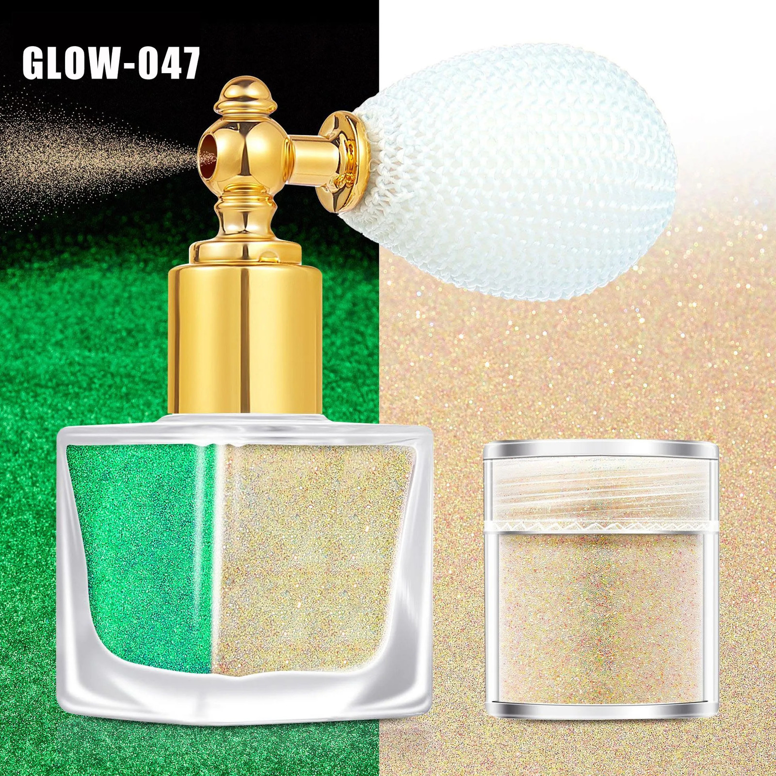 Glitter Spray For Hair And Body Shimmer Spray Highlight Glow Party Christmas Carnival Cosmetic Spray Glitter 240914