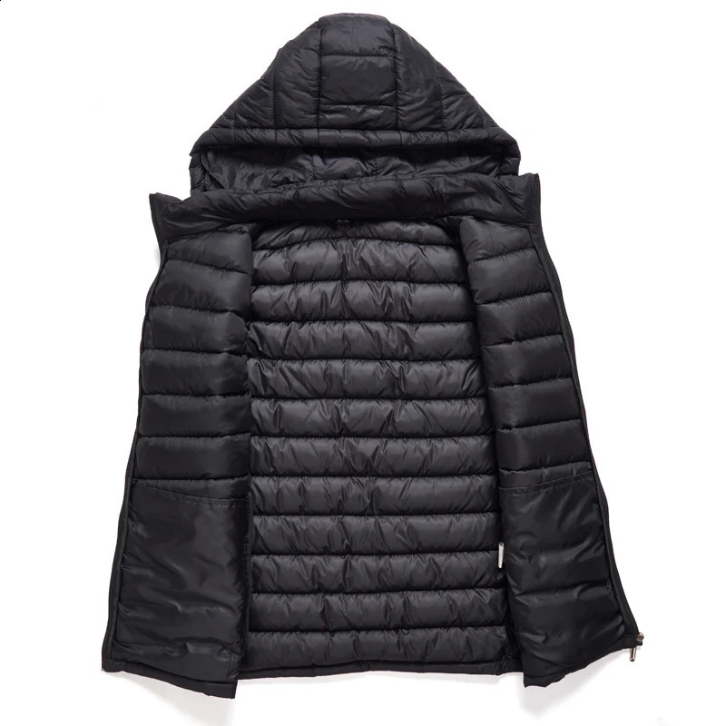 Down Cotton Vest Boys Light And Thin With Campshoulder Autumn Winter MenS Coat Korean Fashion Handsome Youth Waistcoat 240912