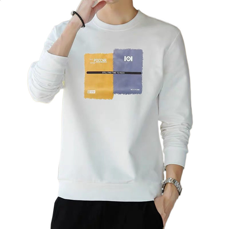 Autumn Men Hoodies Fashion Mens Casual Harajuku Sweatshirt Hip Hop Letter Printed Male Loose Hoody Pullover Clothing 211014