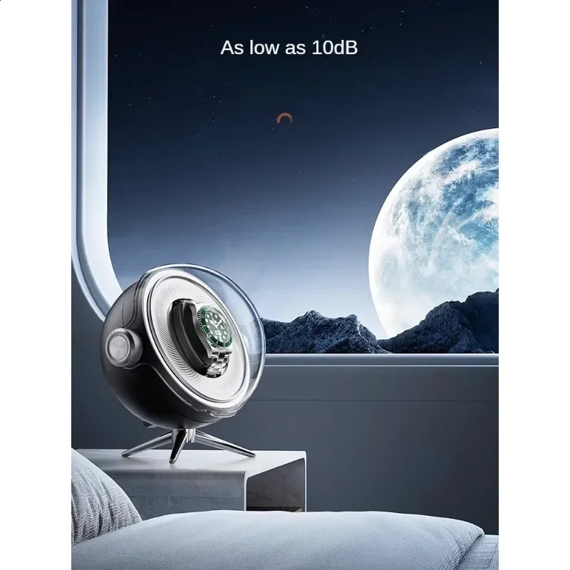 LED Watch Winder for Automatic Watches Box Organizer Rotating Silent Display Box Showroom Mechanical Watch Storage Box 240909