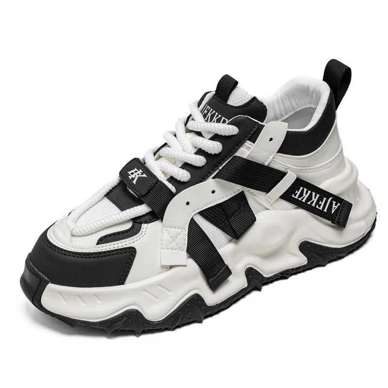 2024 new free shipping designer casual shoes suitable for men's thick soled mesh breathable casual sports shoes outdoor sneakers