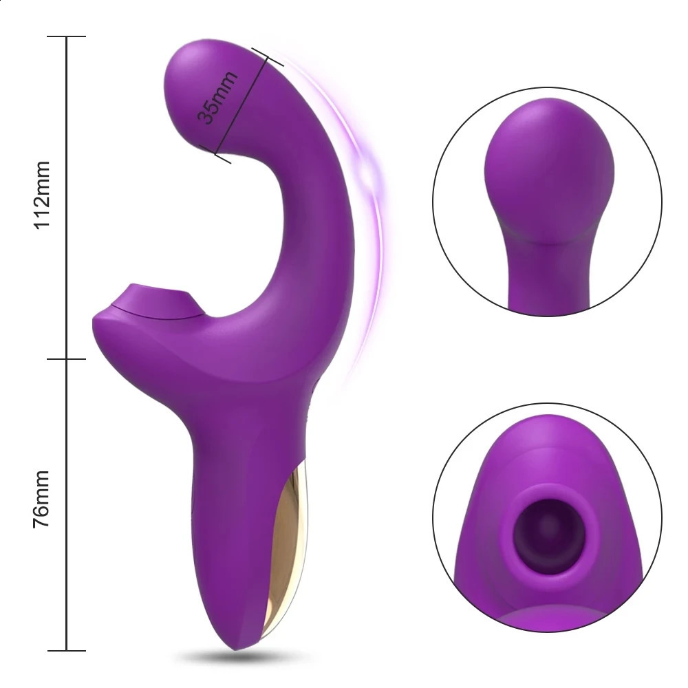 Sucking vibrator Clitoral Gspot stimulation adult sex toy female vibrating finger massager sucking vibration 240914