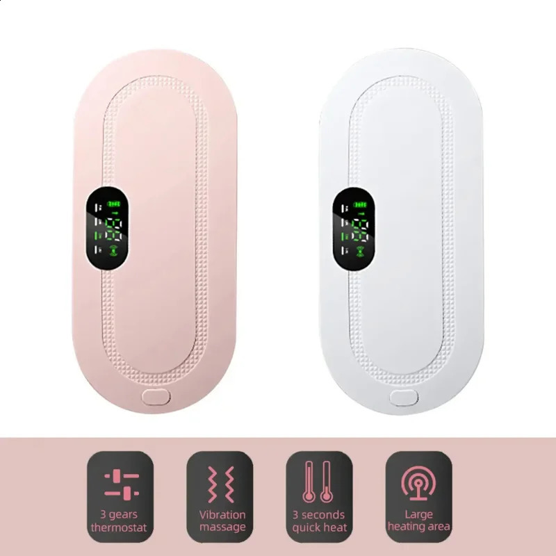 Mens heating pad abdominal massager intelligent warming belt vibration massage device relieves pain ww 240919