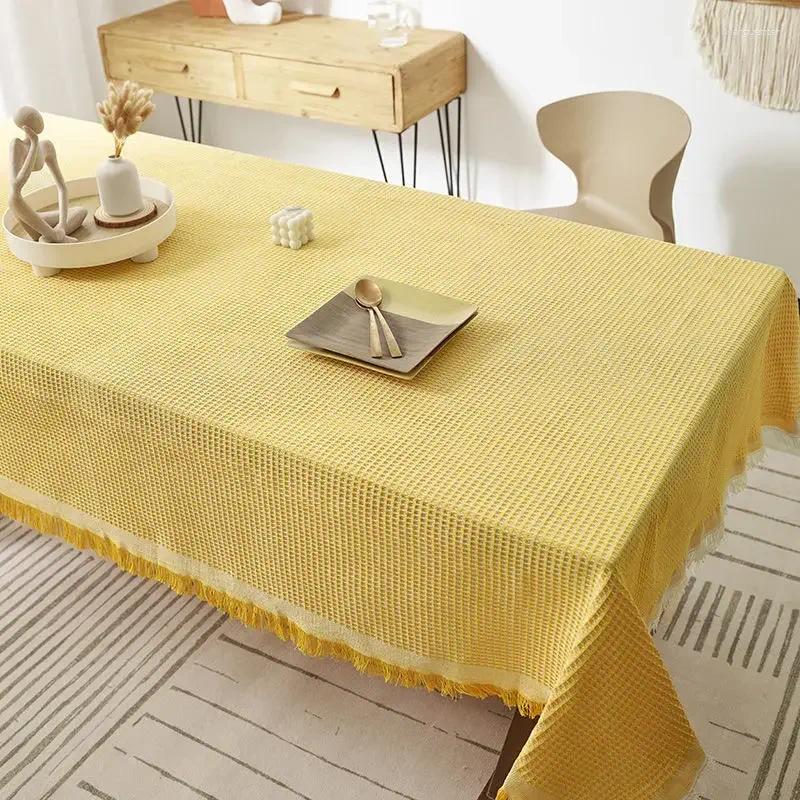 Table Cloth LXS22 2024 Tablecloth Pure Cotton Satin Pattern Rectangular Restaurant