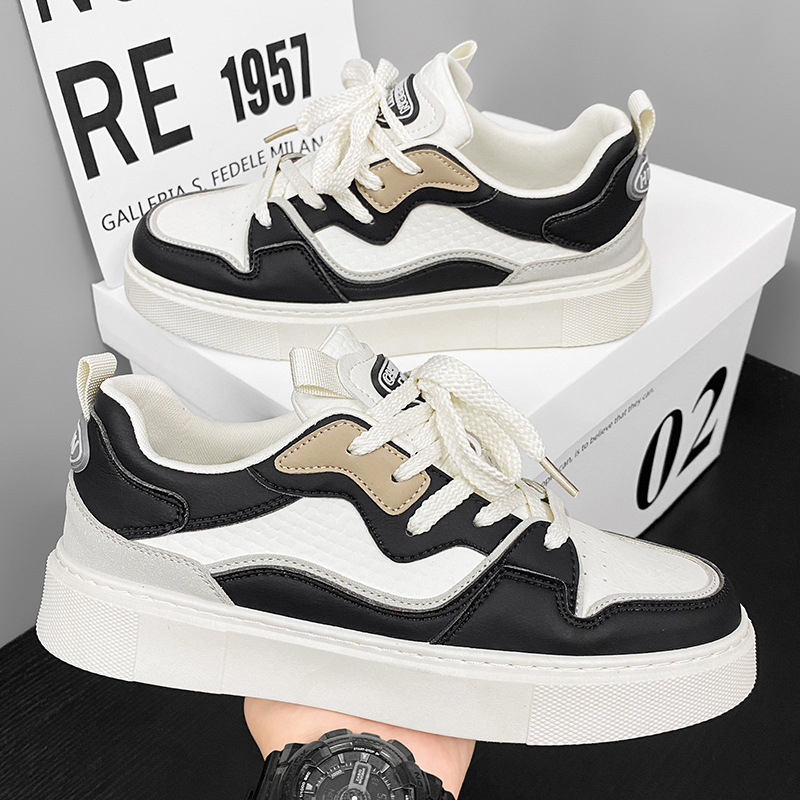 Men Casual New Simple Design Fashion Soft Anti Slip Thick Sole Trendy Shoes fashion