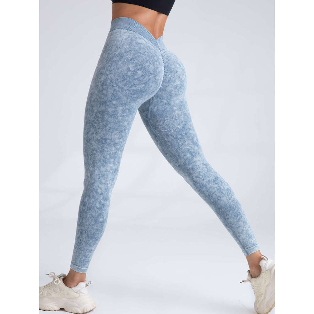 Cross border Peach Butt Lifting Seamless Yoga Pants for Women, Elastic High Waist Fitness Pants, Outdoor Running Tight Sports Pants