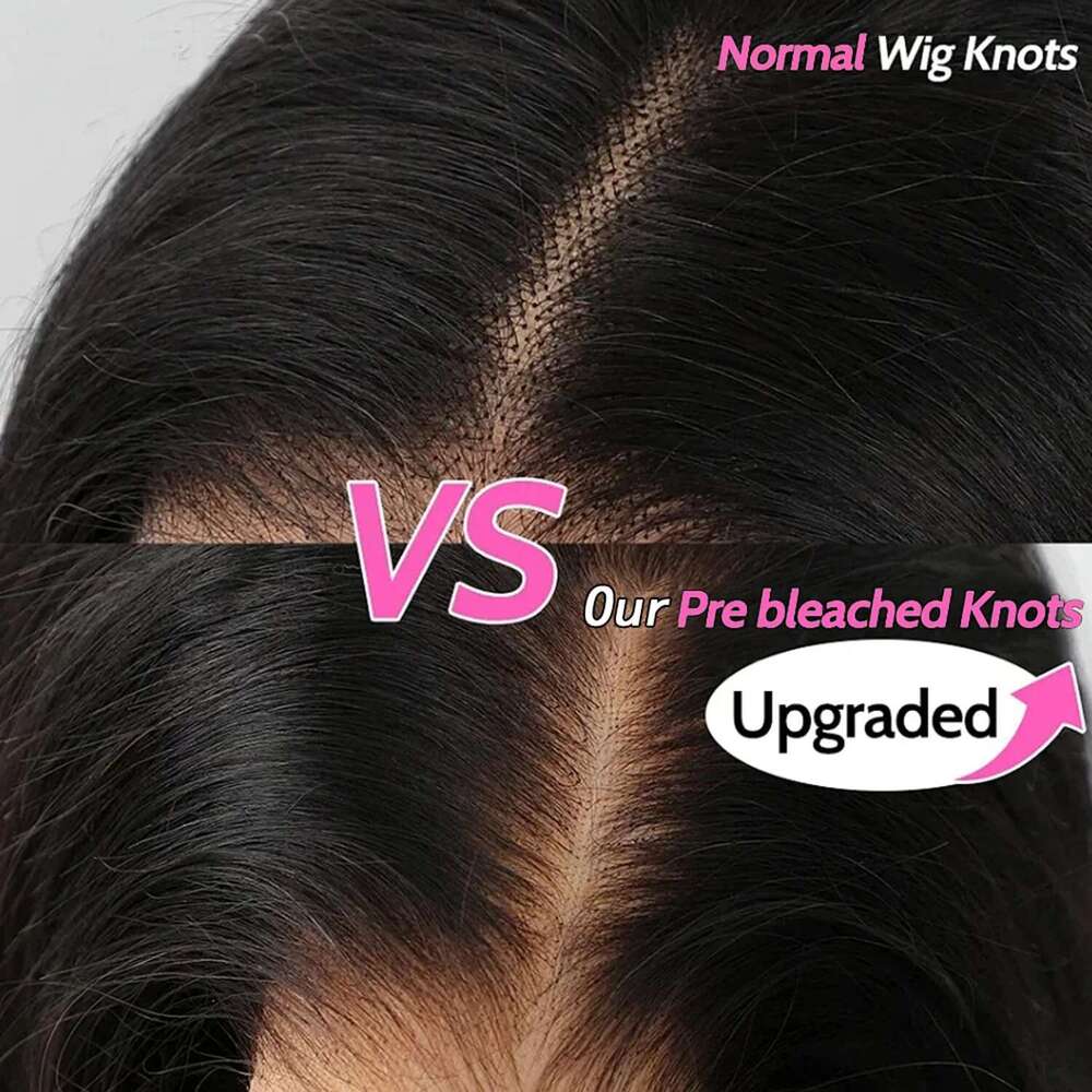 Body Wave 250% Short 13X4 Frontal Human Hair 13X6 HD Transparent Lace Front Bob Wigs Brazilian 5X5 Closure Wig For Women