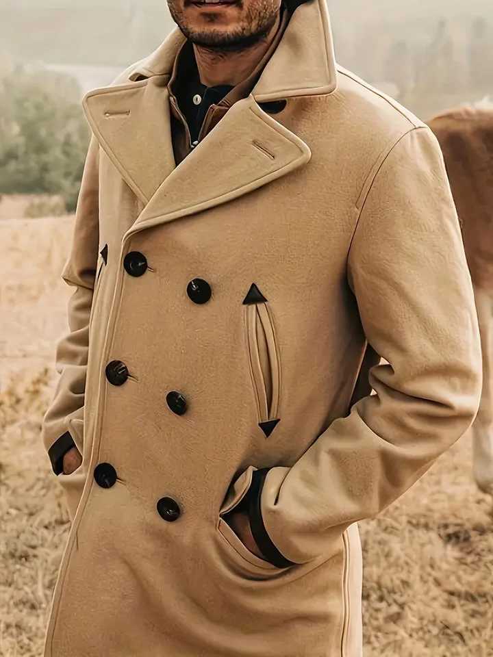 Mens Plus Size Fleece Jacket For Winter Autumn Warm Oversized Trendy Button Up Outwear For Big Tall Males Mens Clothing Y240918