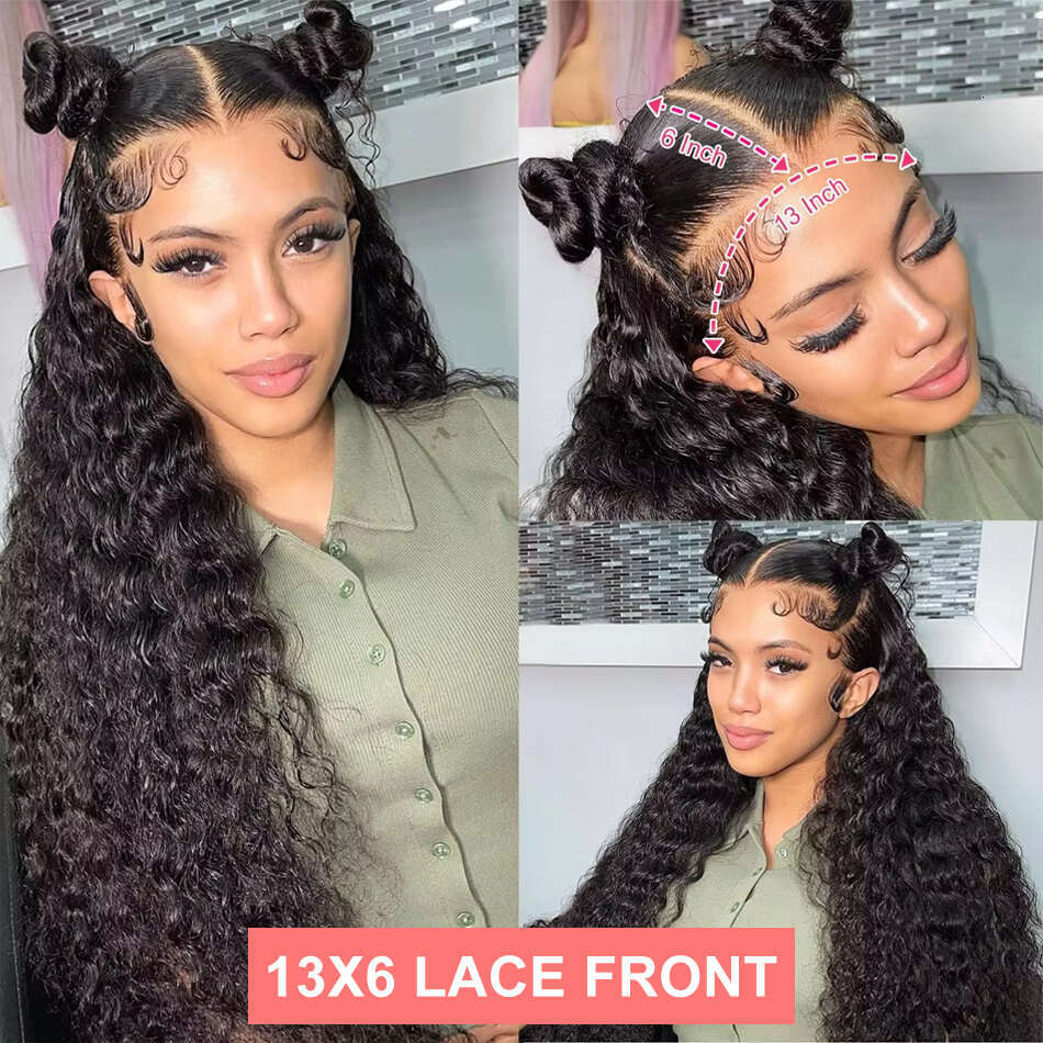 Sophianna 30 40 Inch Curly Wigs 13X4 HD Front Human Hair Deep Wave 13X6 Lace Frontal Wig Brazilian 250 Density For Women