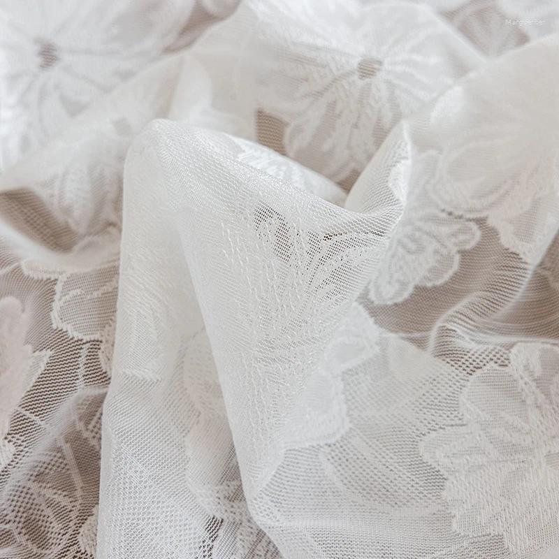 Table Cloth 1pc Elegant Lace Embroidered Tablecloth With Jacquard Pattern In Ideal For Home Wedding Decoration And Party