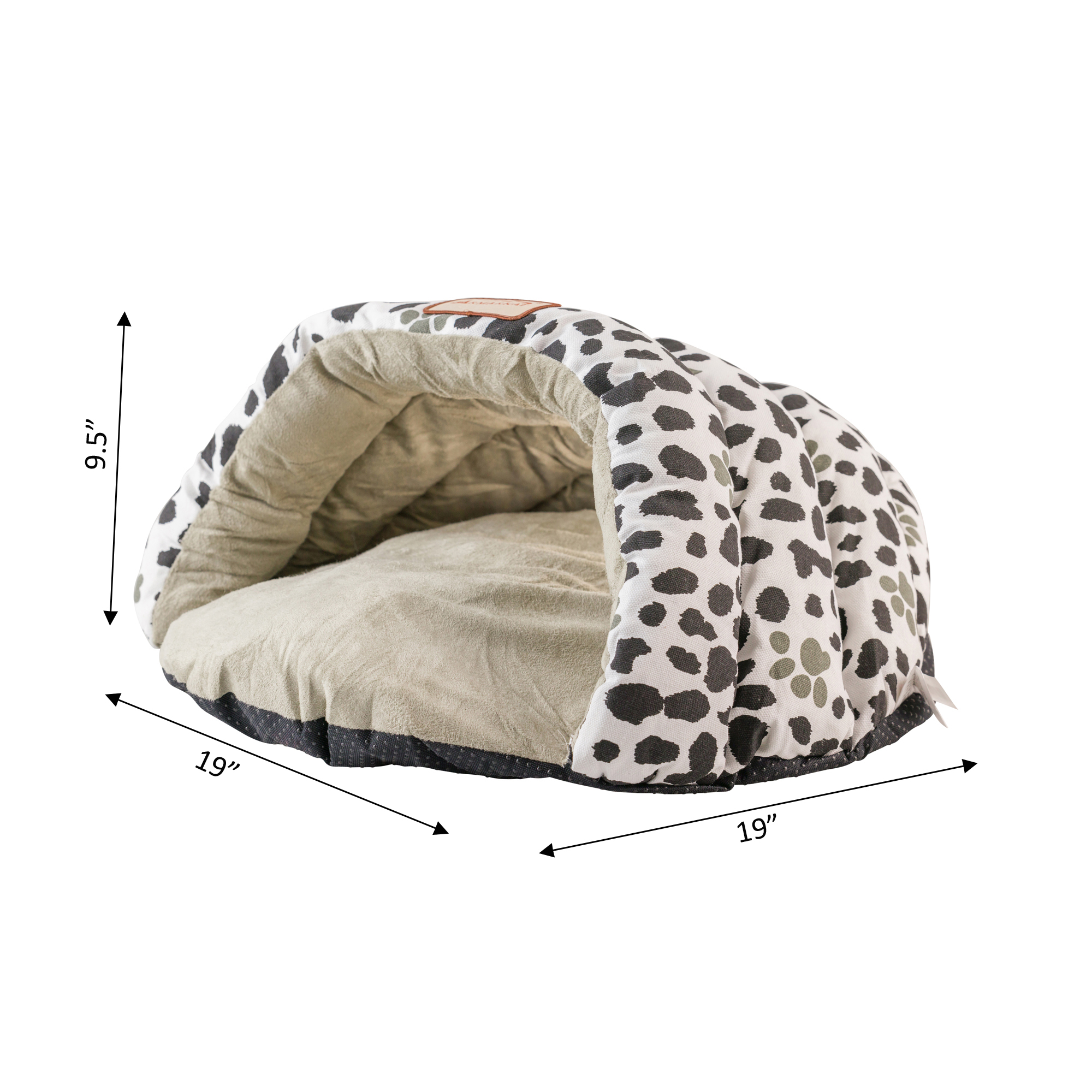 Armarkat Slipper Cat Bed, Cozy Cave Pet Bed , Aniti Slip Warm Bed For Cats And Small Dogs C19HZY/HL