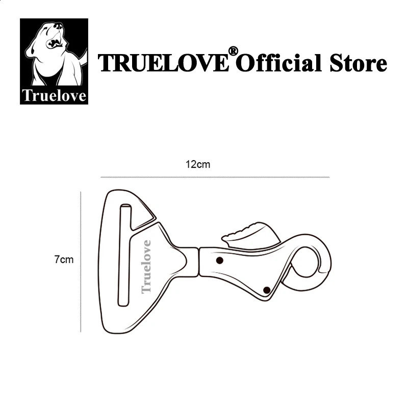 Truelove Pet full car seat belt with collar or wiring harness highquality lightweight aluminum alloy portable TLM1993 240913