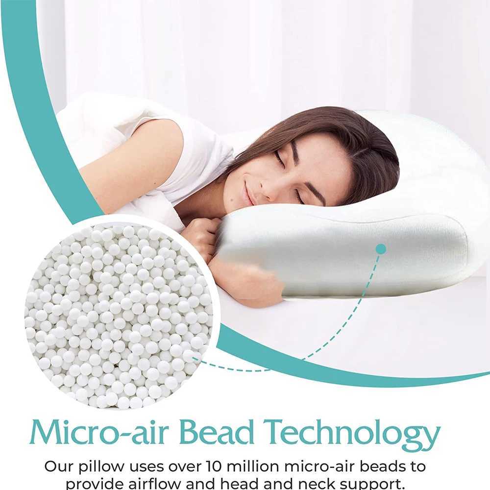 One omnidirectional sleep pillow neck massager sleep memory foam egg shaped head massage pad head massage W240819