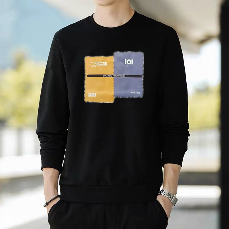 Autumn Men Hoodies Fashion Mens Casual Harajuku Sweatshirt Hip Hop Letter Printed Male Loose Hoody Pullover Clothing 211014