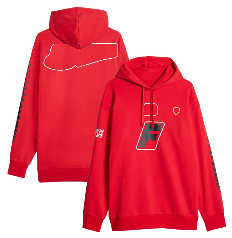 2024 New F1 Racing Men Formula 1 Drivers Suits Hoodies Pullover Stylish Race Crew Hoodie Sweatshirt Plus Size Custom free shipping free shi