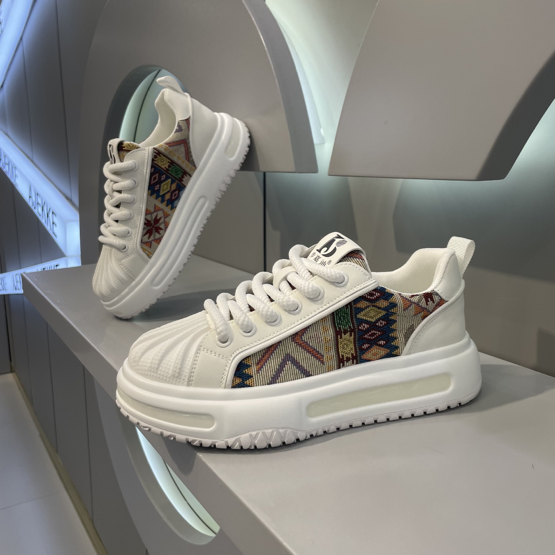 Ddmybear Air Cushion Soft Soled Board 2024 New Breathable Canvas Trendy Versatile Casual Men's Shoes Chinese Brand Shoes F918-159