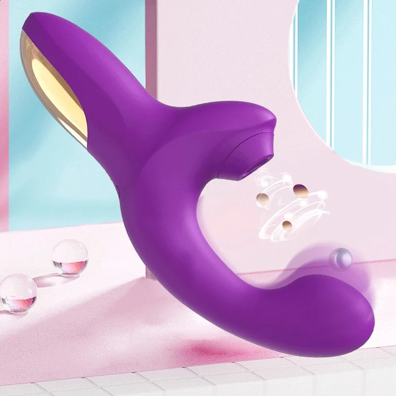Sucking vibrator Clitoral Gspot stimulation adult sex toy female vibrating finger massager sucking vibration 240914
