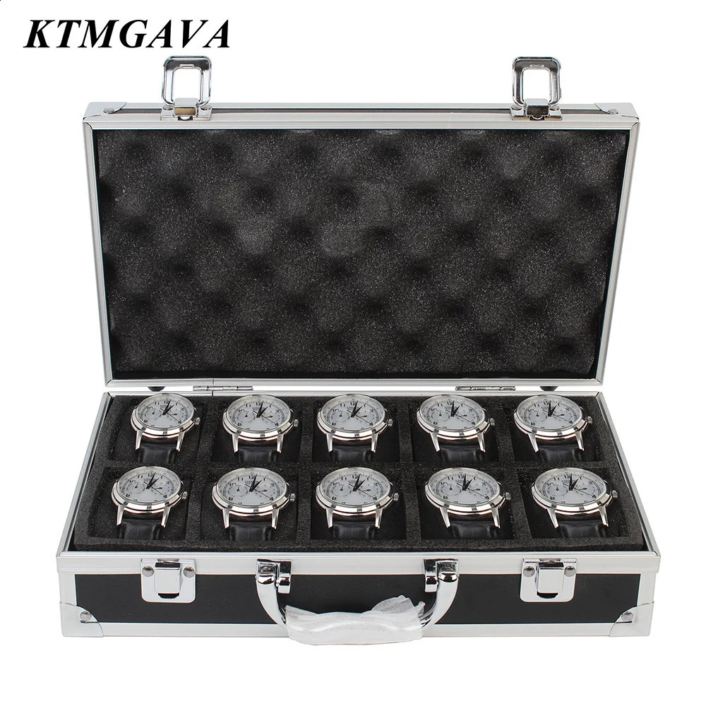1018 Girls y High Quality Watch Box Aluminum Alloy Product Pattern Storage Clock Series Gift 240912
