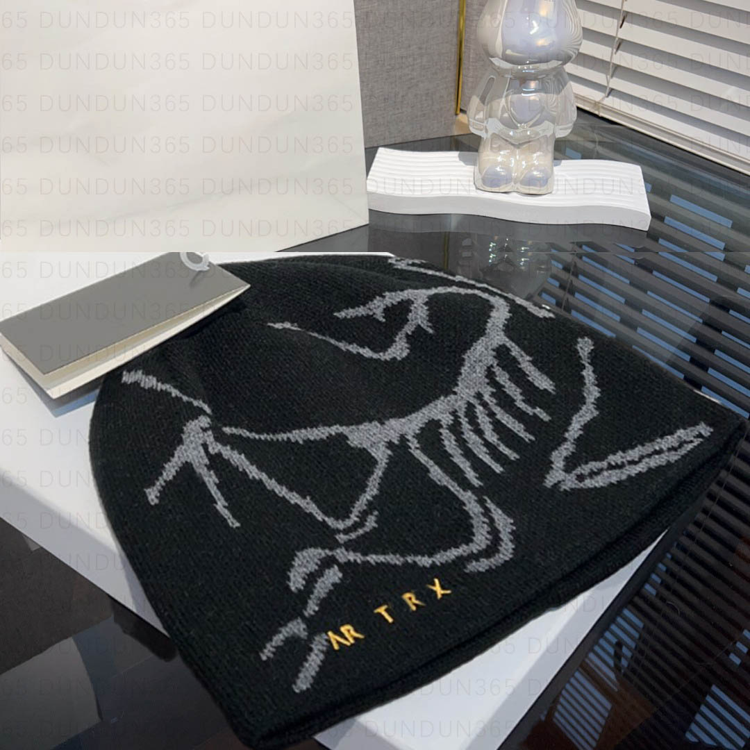 Winter arcterxx Beanie women's knit hat Brand hat casquette Luxury Cashmere hat designer Beanie cap Men's sports hat Ski warm hat