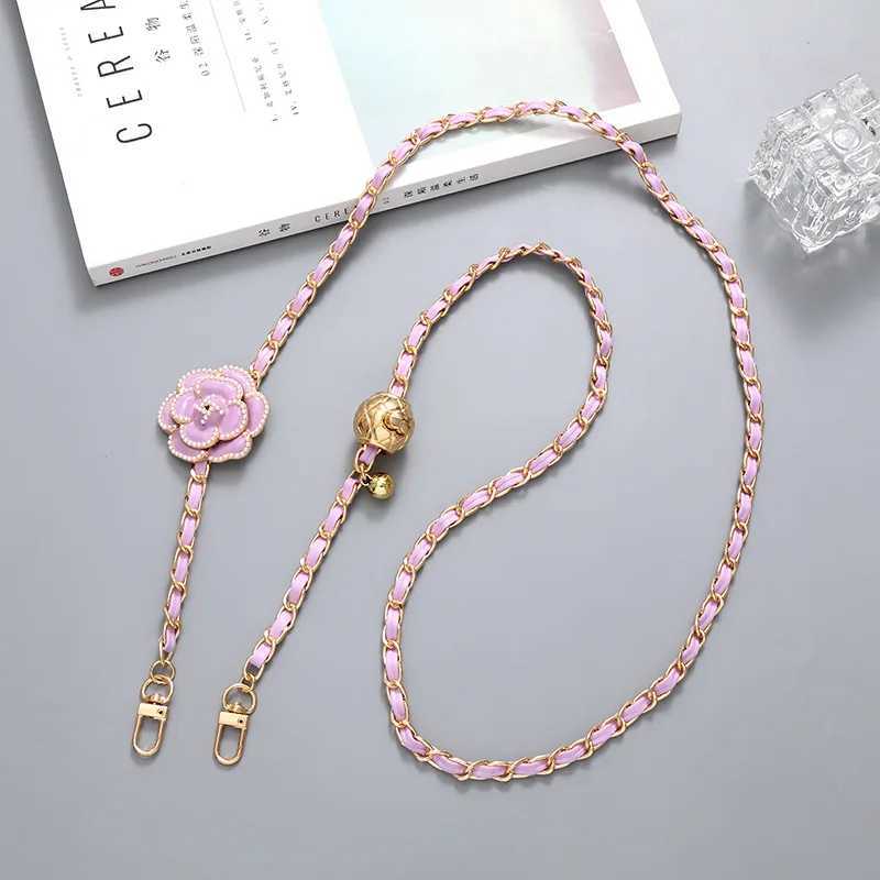 Belts Camellia Cross Body Phone Chain J240913