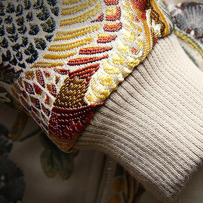 Japanese Embroidery Mens Jacket Coat Mens Hip Hop Street Clothing Mens Jacket Bomber Jacket Mens Clothing Plus size 240911