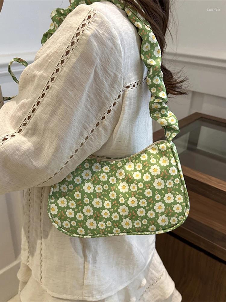 Totes Summer ral Shoulder Bag Fashion Ruched Tote Handbag Designer Clutch Purse With Zipper Closure For Women And Girls