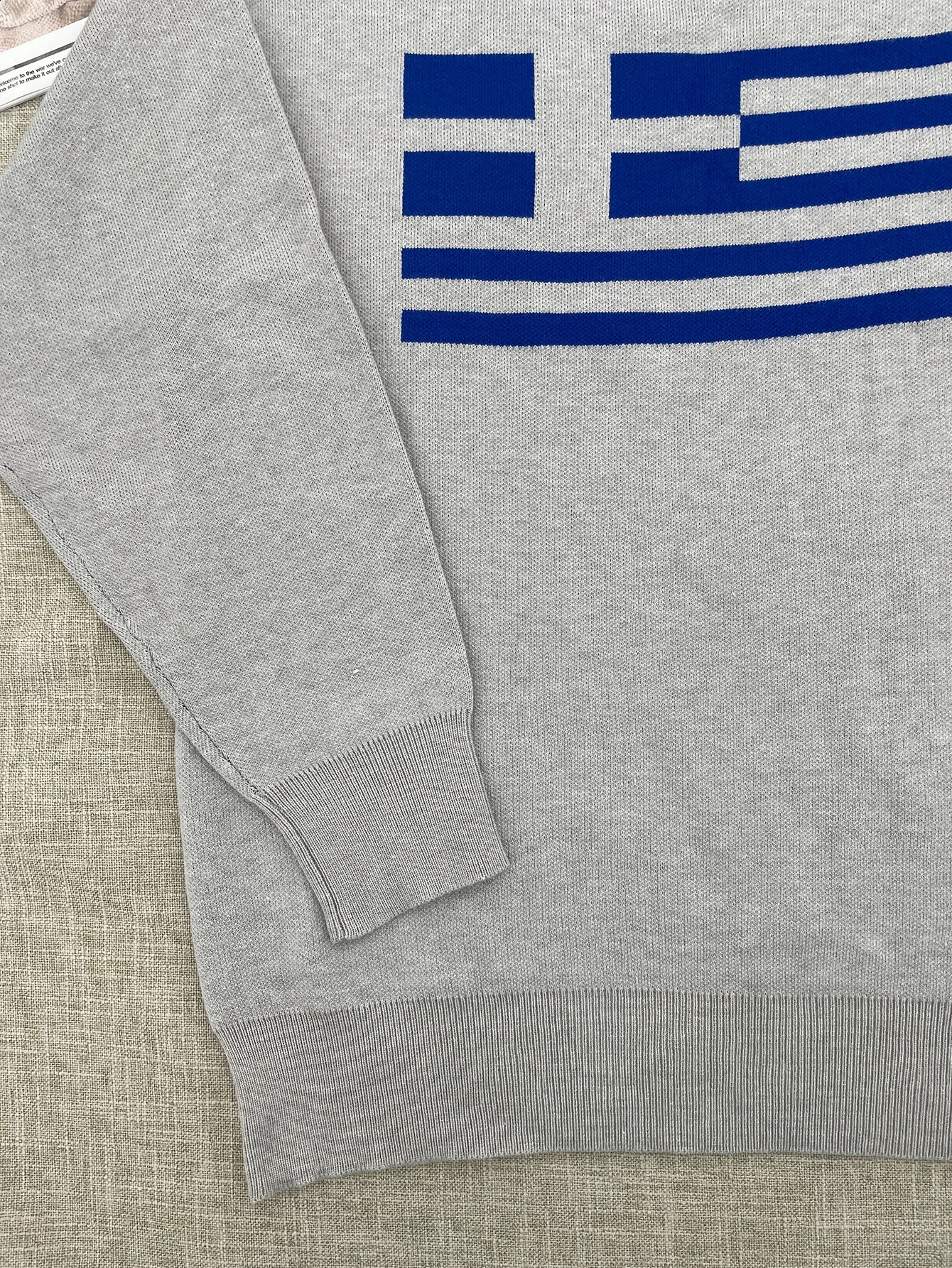 2000s Print Loose O-neck Pullover Unisex Vintage Casual Long-sleeved Sweater Autumn Winter Warm Basic Y2K Sweater Women Clothes 240918