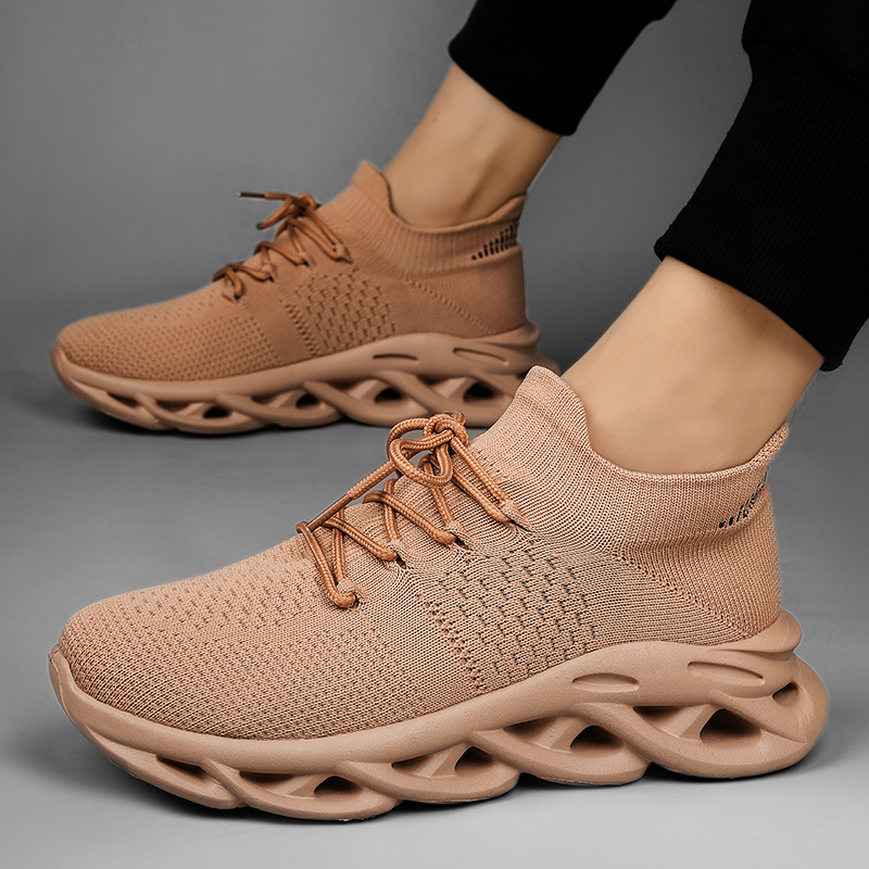 Breathable Fly Woven Men's Sports Fashion Sneakers bbf1